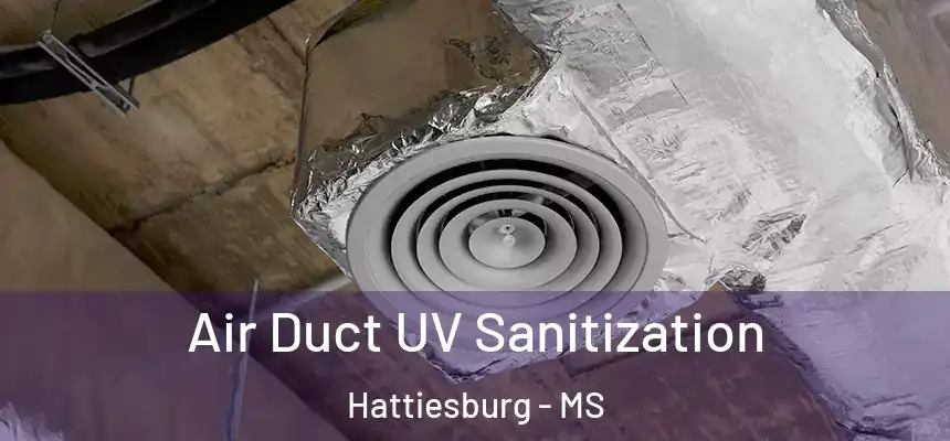  Air Duct UV Sanitization Hattiesburg - MS